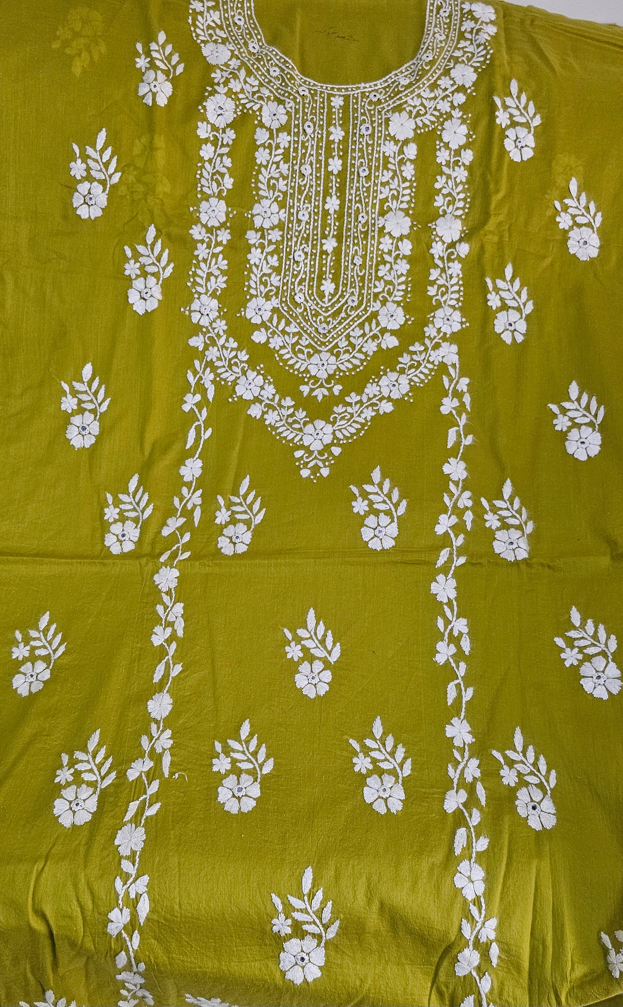 Hand-Embroidered Mirror Work Shirt