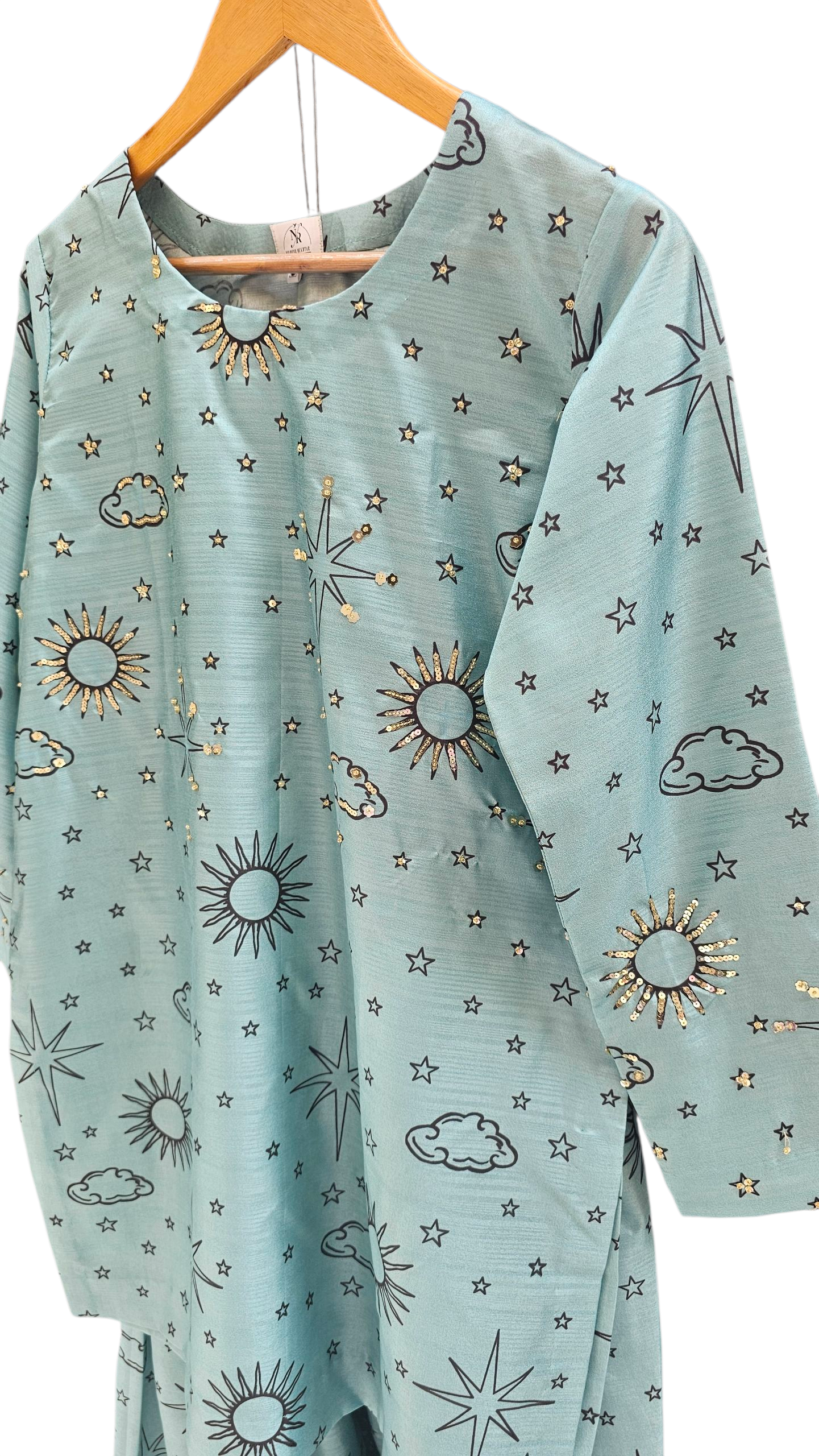 Celestial Sky Blue Co-Ord Set