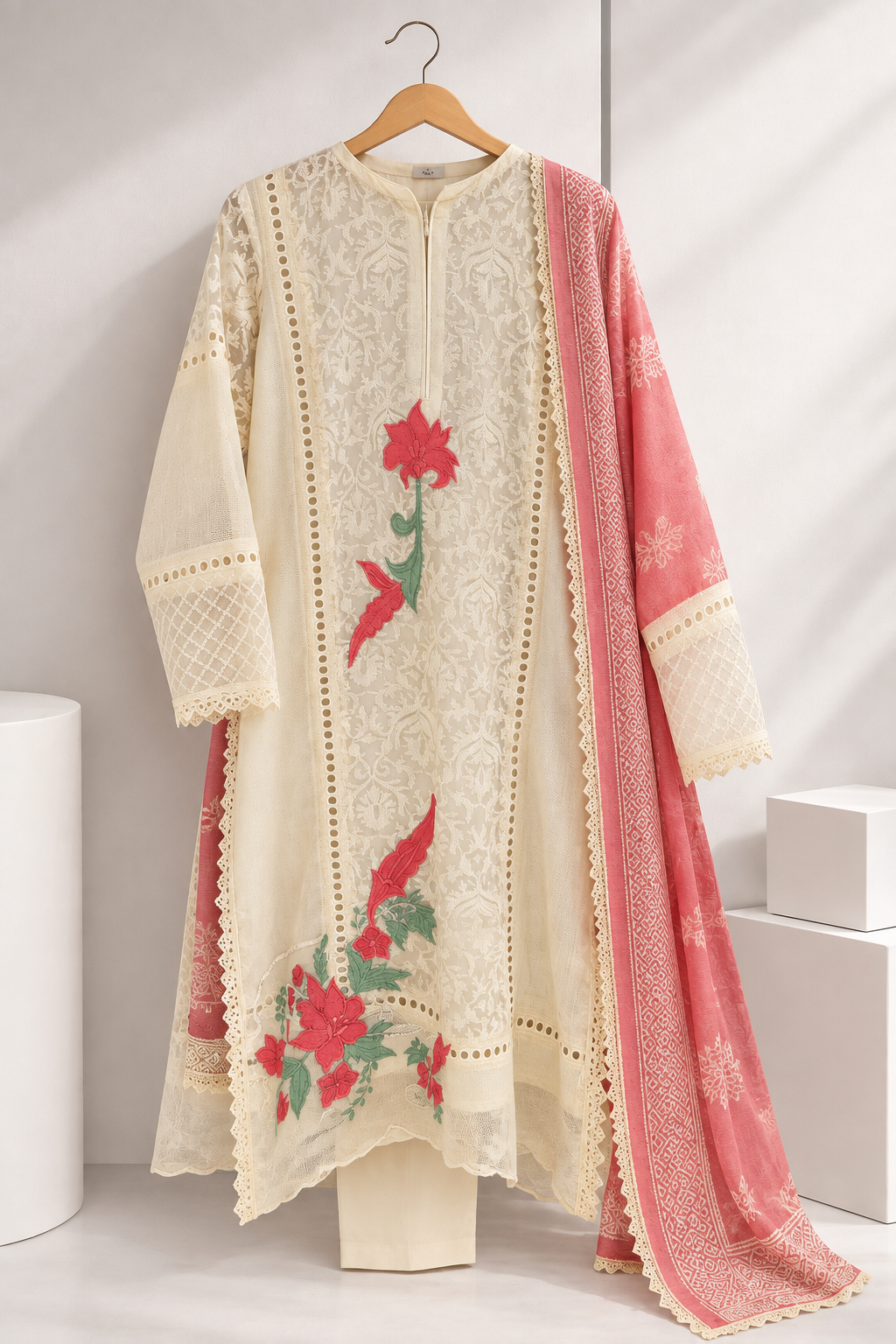 Coral Bloom Ivory