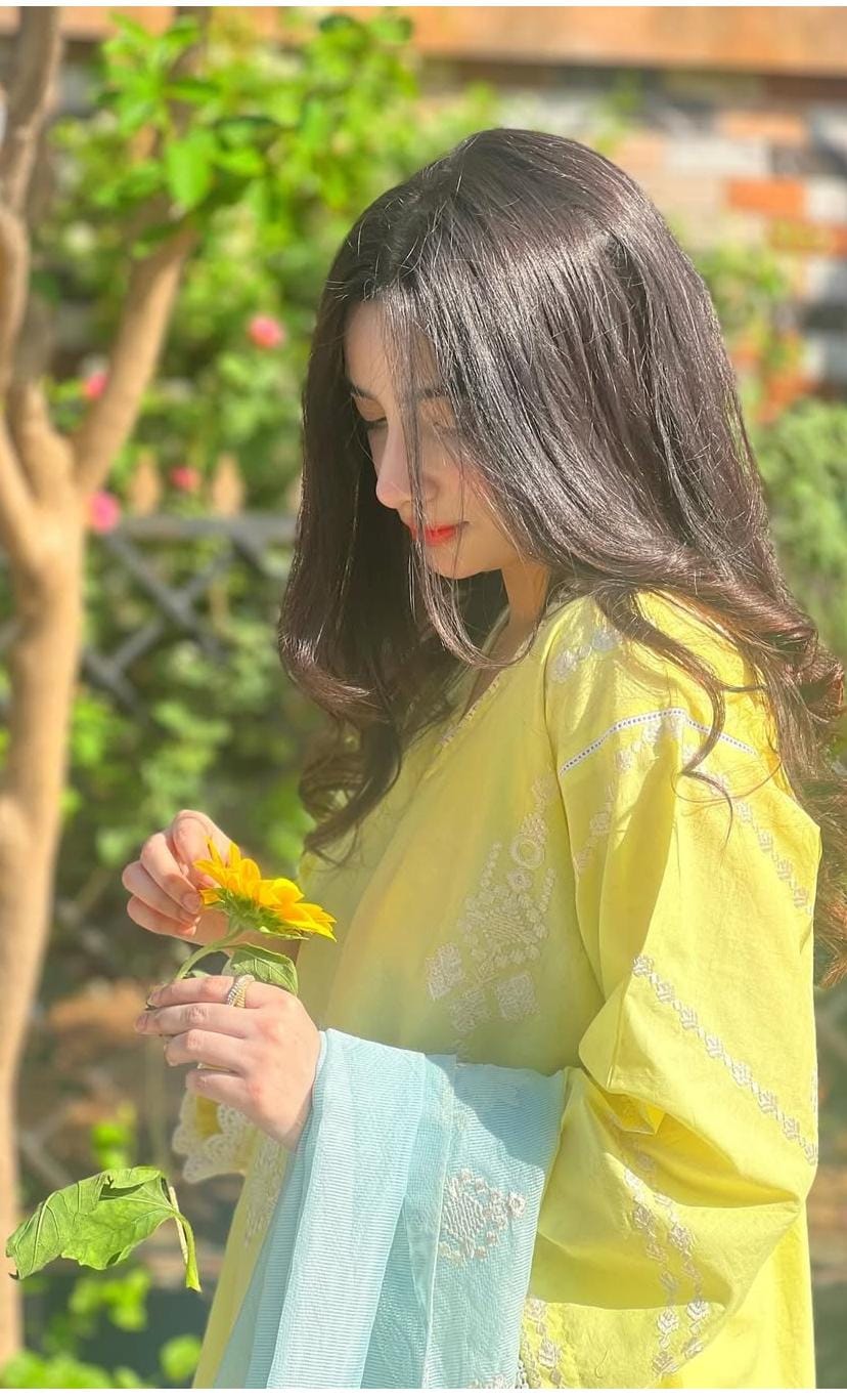 Lemon Breeze Embroidered Lawn Suit