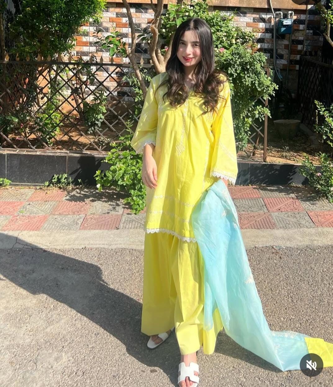 Lemon Breeze Embroidered Lawn Suit