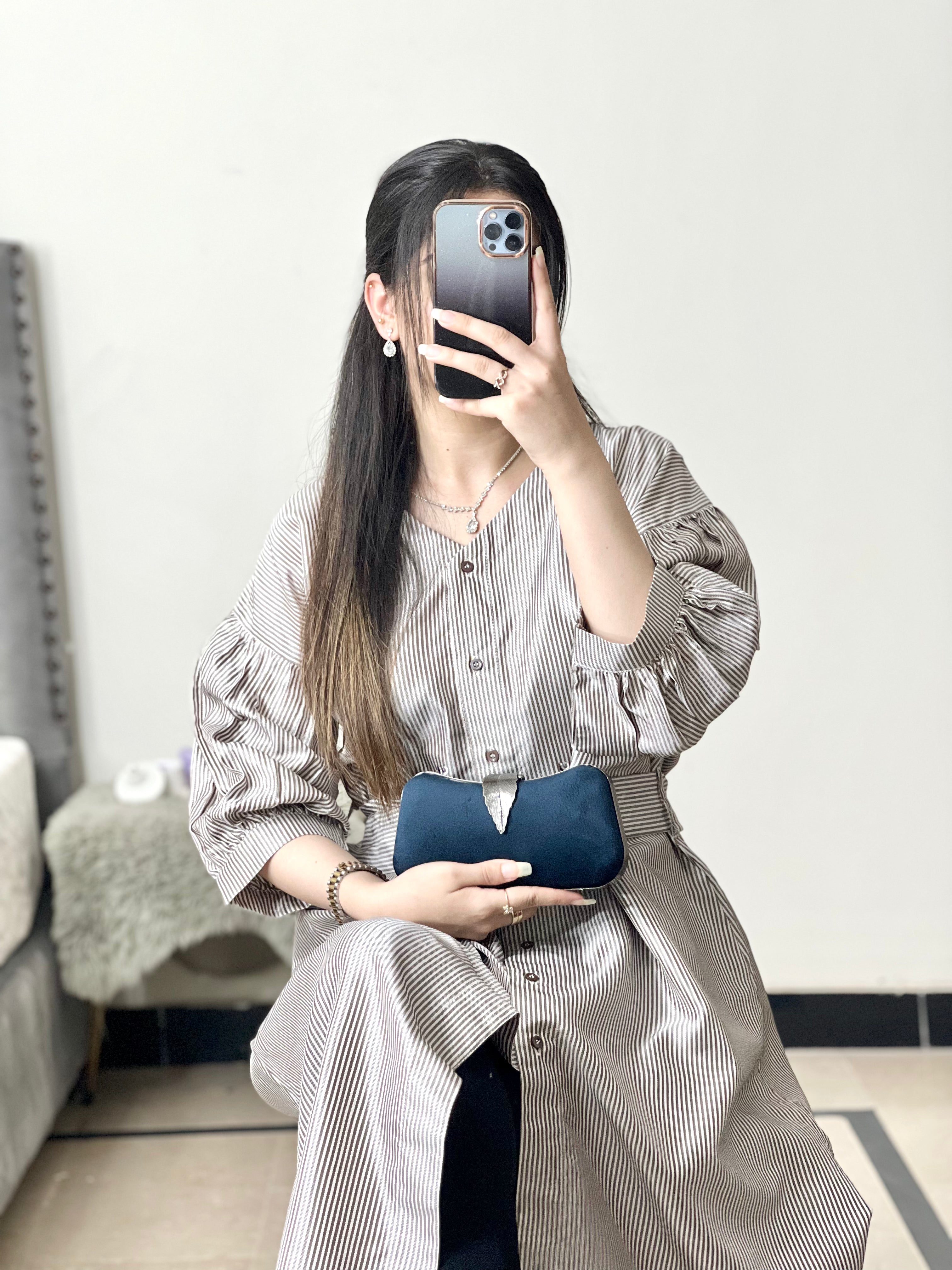Silver Grace Belted Frock