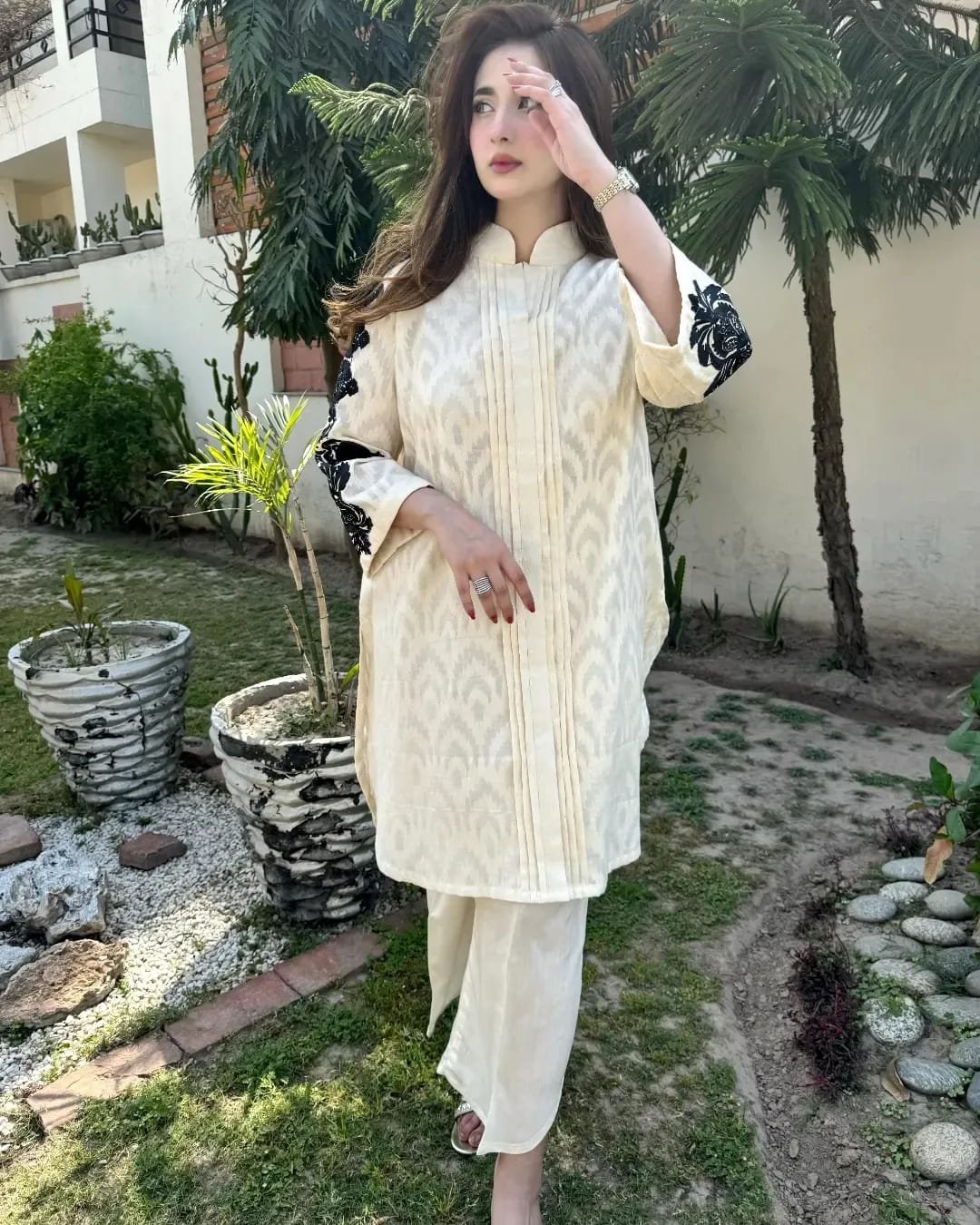 Second image of 2 Peace Dress (cream)