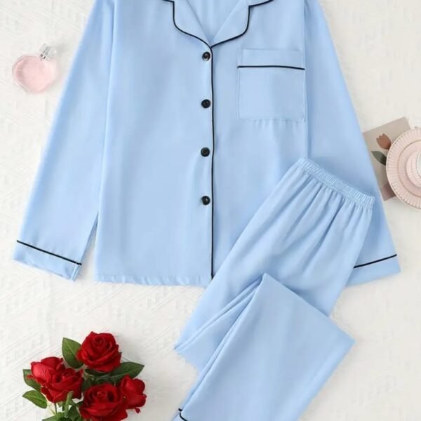 Women Sleepwear, Sky Blue