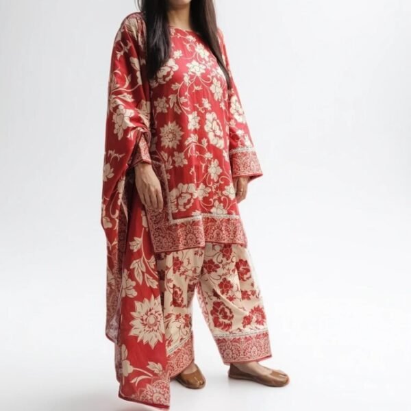 Summer Collection 3 Peace Dress (Red)