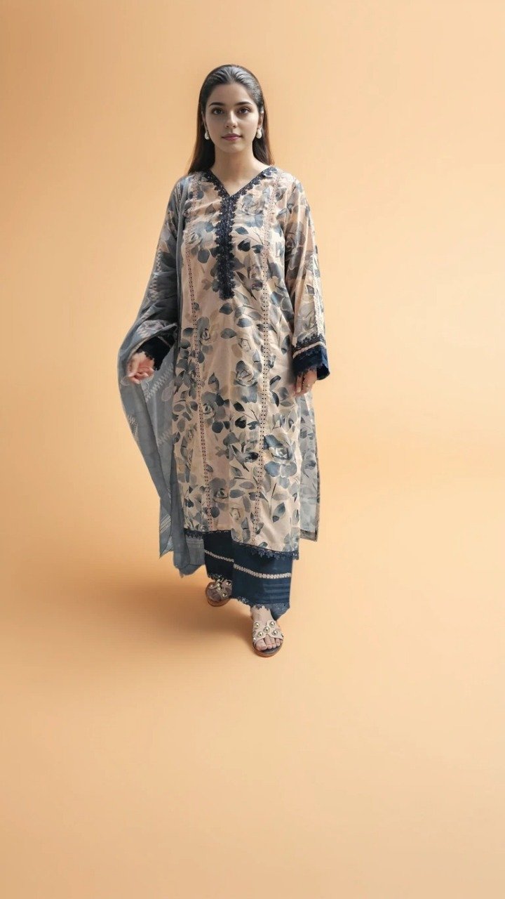 Summer Collection 3 Peace Dress (Grey)
