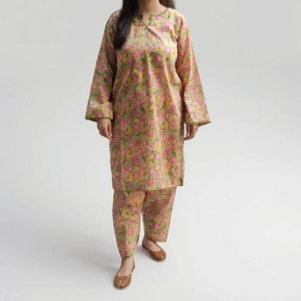 Summer Collection 3 Peace Dress (Pink Yellow)