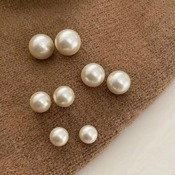 5 BUSINESS DAYS 10pcs Minimalist Style Faux Imitation Pearl Earrings