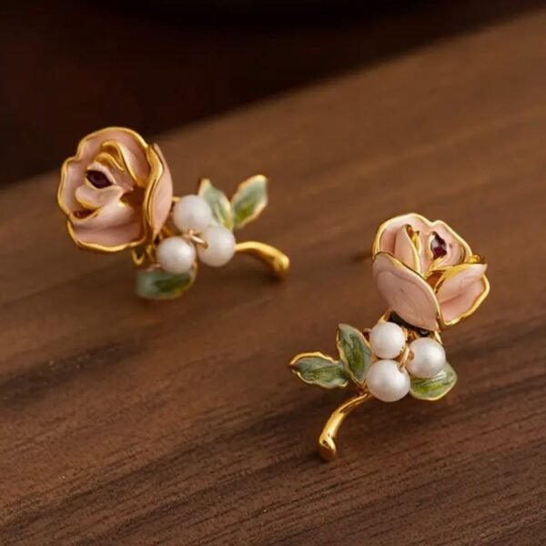 Floral earrings